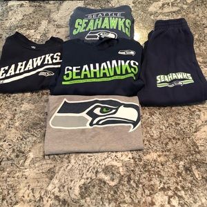 Lot of Boys Seahawks clothes